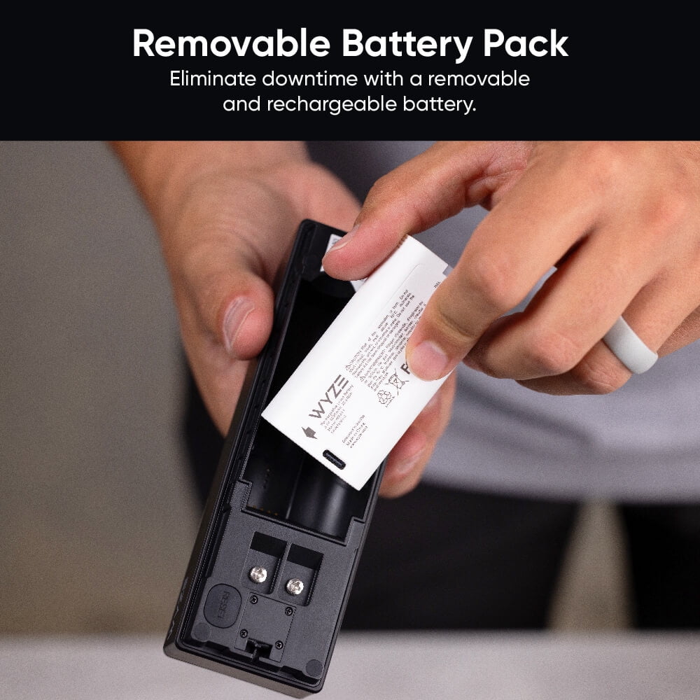 Wireless Duo Cam Video Doorbell, 2K Full HD Video, Wireless, Battery Powered, Chime Included, 2 Cameras