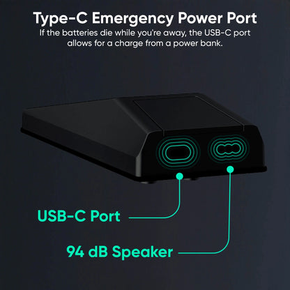 Palm Lock Smart Door Lock with Palm Vein Recognition, Keypad, Auto Lock, Dual Battery, Wi-Fi, BHMA3 Certified